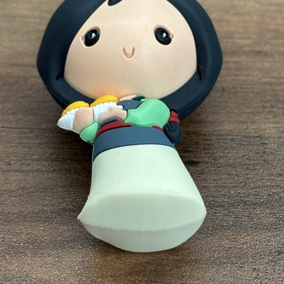 DISNEY Princess MULAN 3D Figural BAG CLIP Backpack Series 44 Egg Tarts Blind Bag - Picture 7 of 7